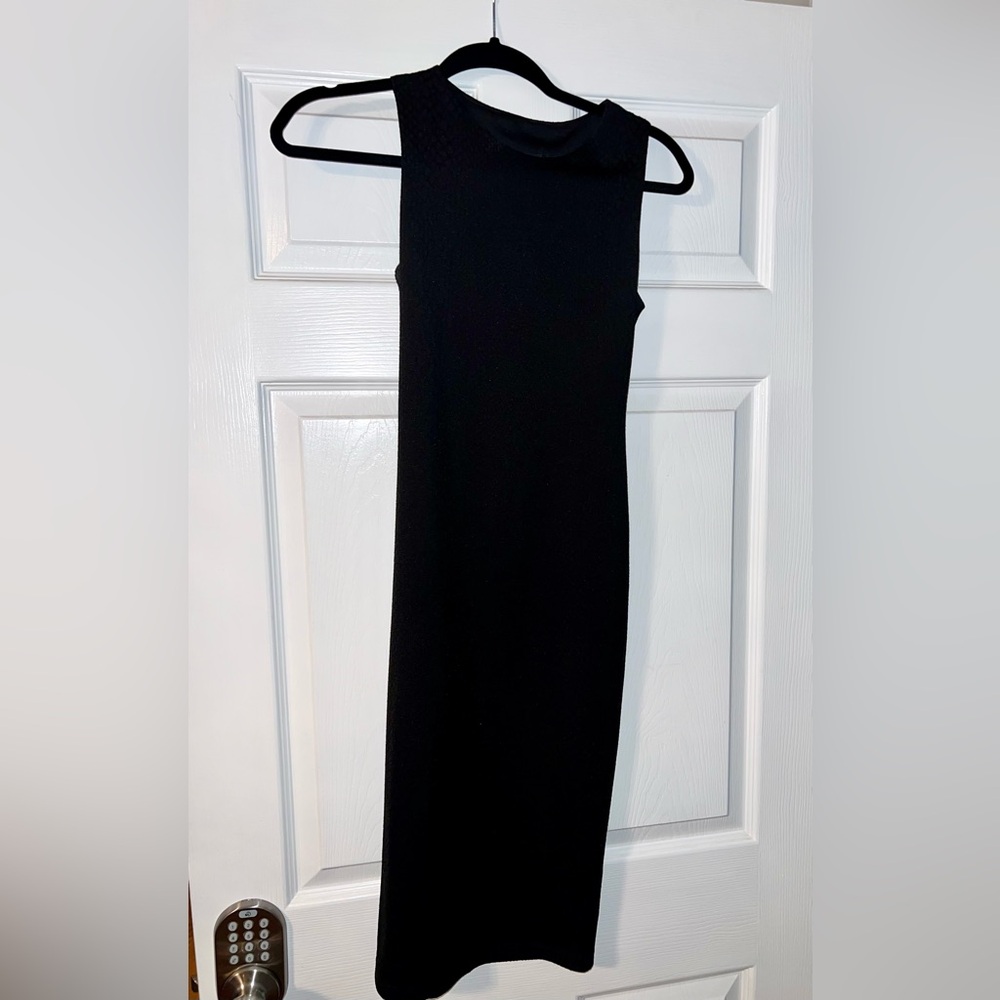 Marciano Black dress. Snake print pattern. Size 2.
